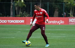 Luciano - treino São Paulo