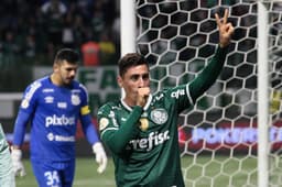 Palmeiras x Santos - Comemoração Palmeiras