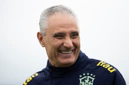 Tite - Seleção Brasileira - treino do Brasil