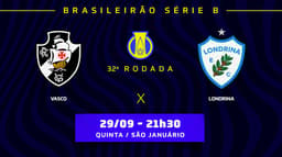 Chamada Vasco x Londrina