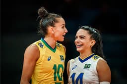 Gabi e Natinha no Mundial de vôlei