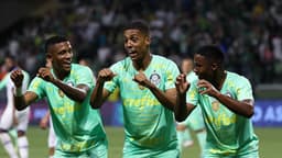 Danilo, Vanderlan e Endrick - Dancinha - Palmeiras x Avaí