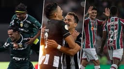 Palmeiras, Botafogo e Fluminense