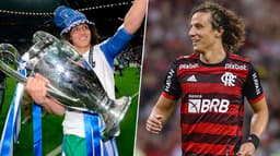 Montagem David Luiz UCL e Flamengo