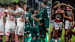 São Paulo, uma do Palmeiras (foto no meio) e uma do Flamengo