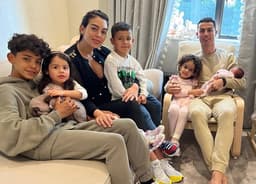 Cristiano Ronaldo e família