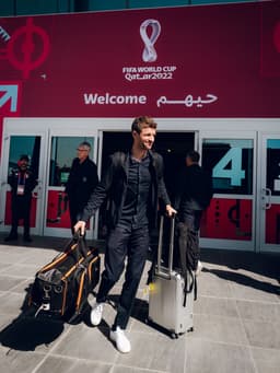 Thomas Müller - desembarque Alemanha Qatar