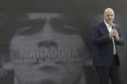 Gianni Infantino - Homenagem a Maradona