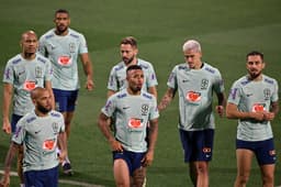 Treino da Seleção Brasileira em Doha - 25/11