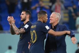 Mbappé França Deschamps Copa Dinamarca