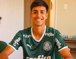 Vitor Reis - zagueiro Palmeiras