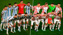 Montagem Argentina e Croacia