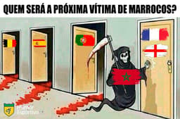 Meme: Portugal x Marrocos