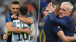 Messi e Scaloni e Mbappé e Deschamps