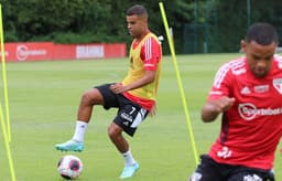 Alisson - treino São Paulo