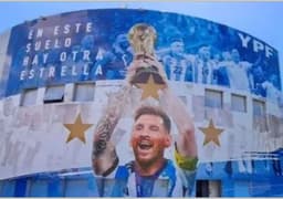 Messi - Prédio AFA