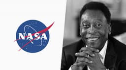 NASA e uma foto do Pelé.