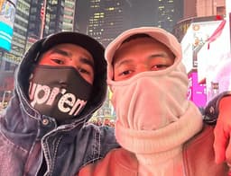 Mbappé e Hakimi em NY