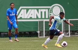 Endrick - Jogo-Treino Palmeiras x Suzano