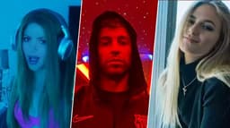 Piqué, Shakira e Clara Chía,