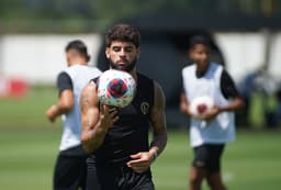 Yuri Alberto - treino Corinthians