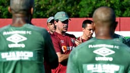 Fernando Diniz - Treino do Fluminense
