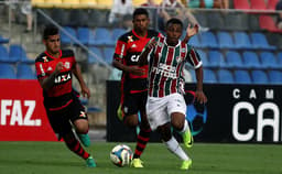 Fluminense x Flamengo em Cariacica em 2017 - Wendel