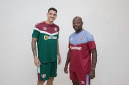 Nino e Marcão - Novos uniformes de treino do Fluminense