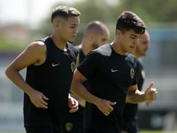 Adson e Roni - Treino Corinthians