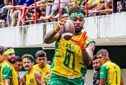 Victor Hugo "Mega" está no elenco da seleção brasileira de flag football e foi um dos destaques do Sul-Americano da modalidade em dezembro