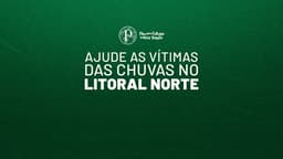 Palmeiras Doações Vítimas Chuvas SP