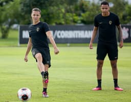 Matheus Araújo e Arthur Sousa - Treino Corinthians