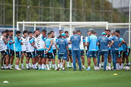 Treino do Grêmio no CT Luiz Carvalho