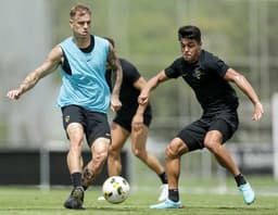 Roni e Róger Guedes - Treino Corinthians