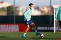 Raphael Veiga - treino Seleção Brasileira