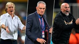 Jesus, Tite e Sampaoli