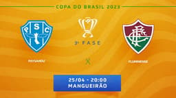 Chamada - Paysandu x Fluminense