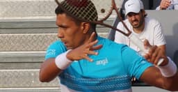 Thiago Monteiro em ação pelo Masters de Madri