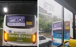 Adesivos de ônibus Botafogo