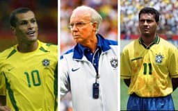 Rivaldo, Zagallo e Romário