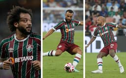 Marcelo, Samuel Xavier e Felipe Melo - Fluminense