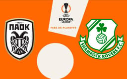 PAOK x Shamrock Rovers - Liga Europa