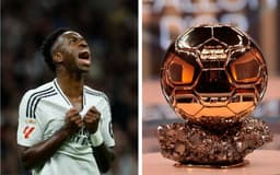 Vinicius Junior foi o segundo colocado da Bola de Ouro 2024