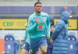 Miniatura da imagem: Gabriel Magalhães em treino da Seleção na Granja Comary (Foto: Rafael Ribeiro/CBF)