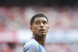 Miniatura da imagem: Bellingham antes do Dérbi de Madrid (Foto: Oscar del Pozo/AFP)