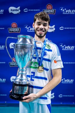 Miniatura da imagem: Willian na final do Mineiro de Vôlei 2025 (Foto: Agência i7/Sada Cruzeiro)