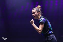 Miniatura da imagem: Bruna Takashi vence Eunhye Lee na primeira rodada do WTT Champions de Montpellier (Foto: Divulgação / WTT)