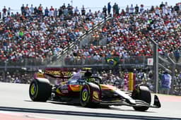 Miniatura da imagem: Lando Norris durante a corrida do GP dos EUA de Fórmula 1 (Foto: Ronaldo Schemidt / AFP)