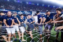 Miniatura da imagem: Torcedor do Remo durante conquista do acesso à Série A do Brasileirão