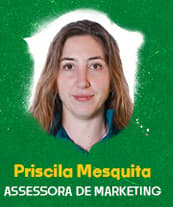 Priscila Mesquita integra a área de comunicação da CBF (Foto: Reprodução)
